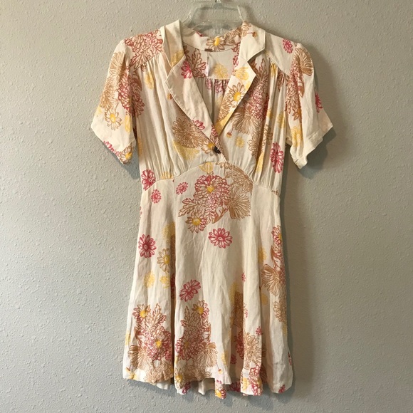 Free People Blue Hawaii Mini Dress - Picture 2 of 7